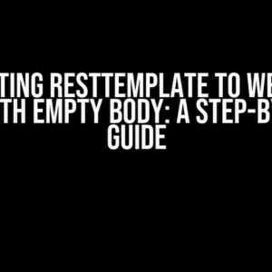 Translating RestTemplate to WebClient, PUT with Empty Body: A Step-by-Step Guide